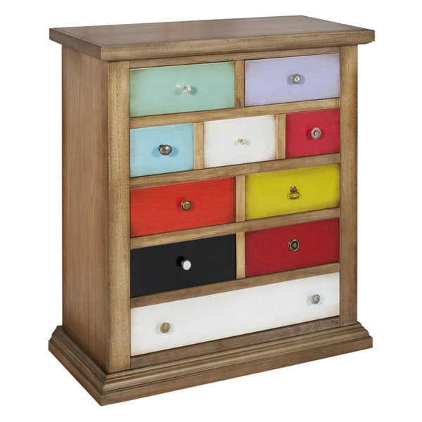 August Grove Meadville 10 Drawer Chest of Drawers Wayfair.co.uk